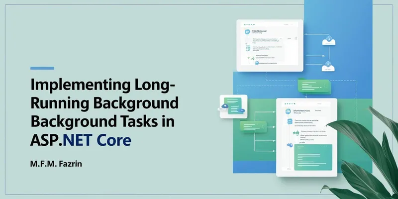 Featured image for Implementing Long-Running Background Tasks in ASP.NET Core