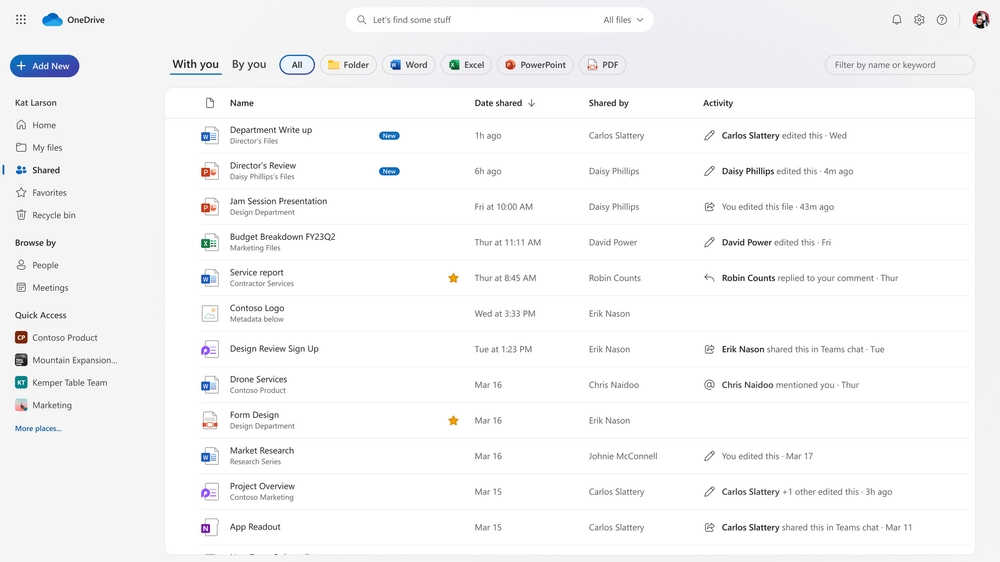 img of New Era of OneDrive with Redesigned Interface